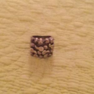 Sterling silver nugget ring